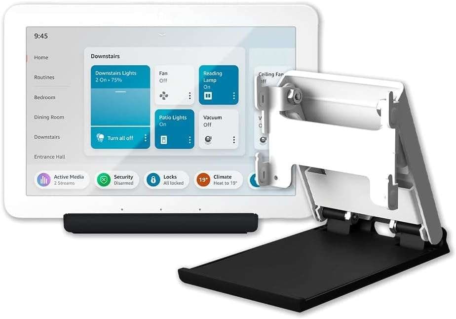 Echo Hub (Newest gen) | 8 smart home control panel with Alexa | Compatible with thousands of devices